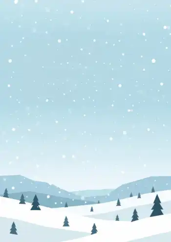 겨울배경 포스터