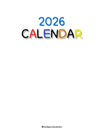 2026 달력