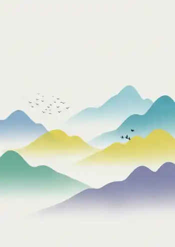 새해 배경 포스터